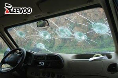 Película de seguridad para automóviles de 12 mil, película protectora de vidrio comercial para hospitales escolares