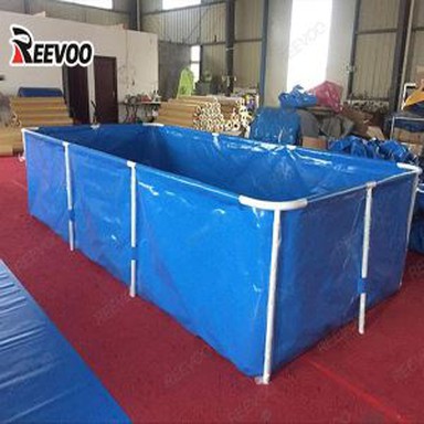500-40000Tanque de cultivo de peces de PVC plegable de un litro