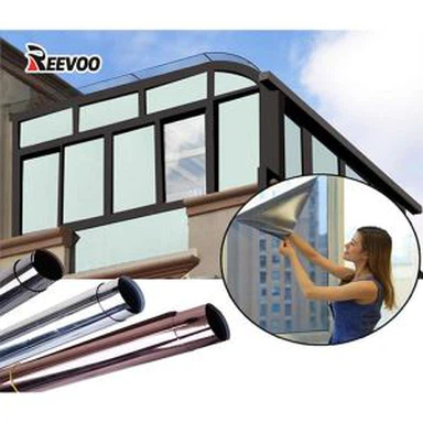 Película de ventana de privacidad reflectante para mascotas autoadhesiva de protección solar