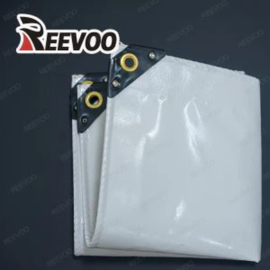 Cubierta de camión de PVC con esquina de remache